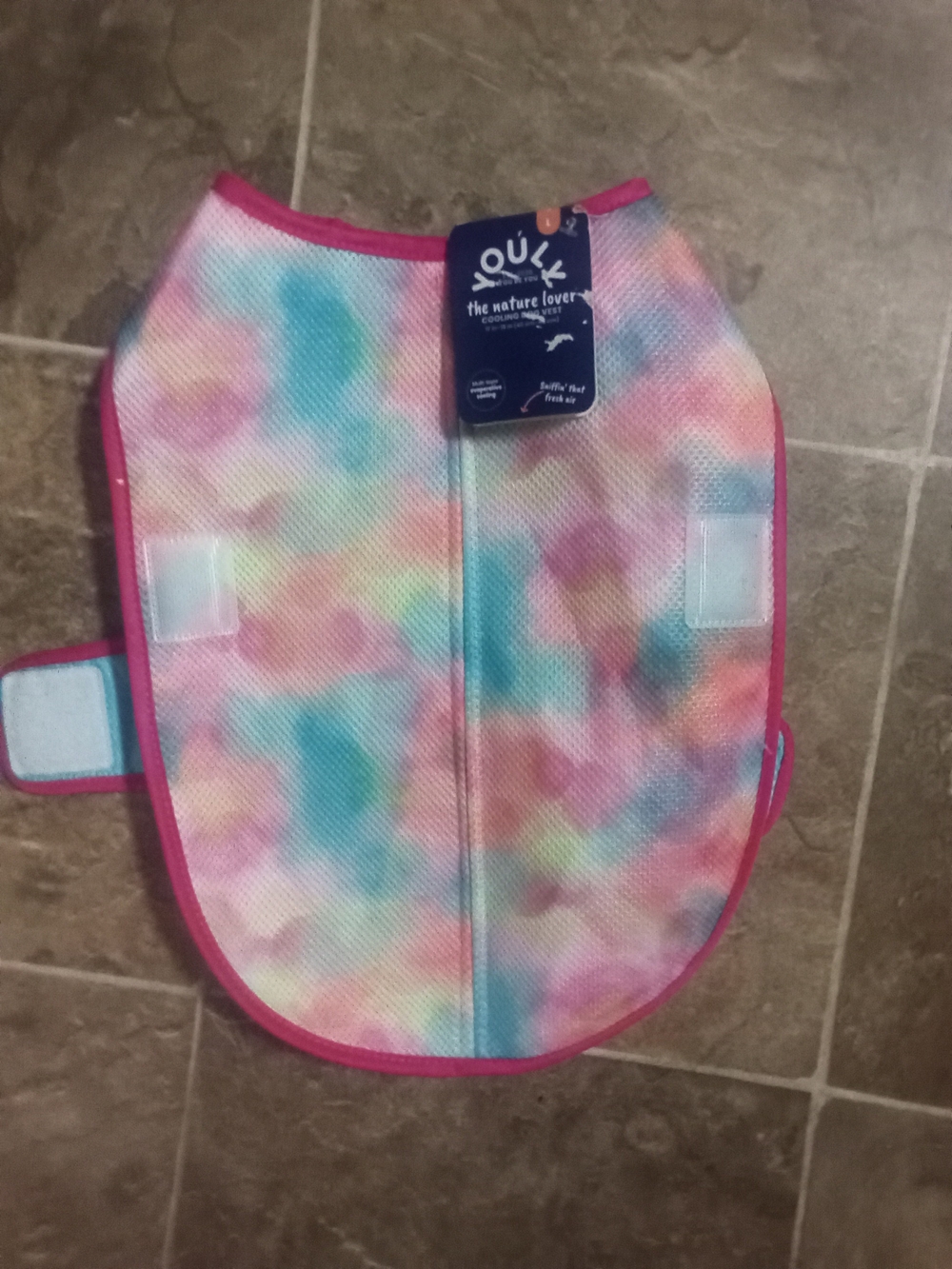 Youly The Nature Lover Tie-Dye Dog Cooling Vest